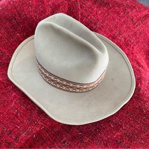 Vintage wool cowboy hat